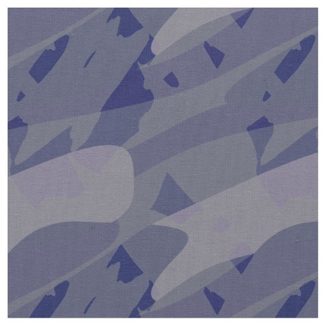 Blaue violette Tarnung abstrakt Stoff (Nahaufnahme)