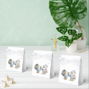Blaue Vogel-Geschwisterparty-Geschenkbox Geschenkschachtel