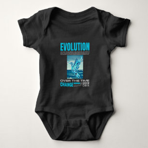 Blaue Vögel Kunst für Kinder Baby Strampler