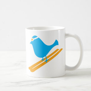 Blaue Vogel-TagesTasse Kaffeetasse