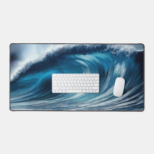 Blaue Vortex-Schreibtischunterlage Schreibtischunterlage