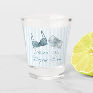 Blaue Wäsche Dusche Junggesellinnen-Abschiedsparty Schnapsglas
