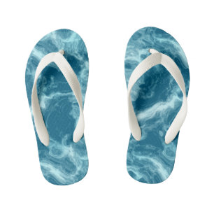 Blaue Wasser Murmel Kinderbadesandalen