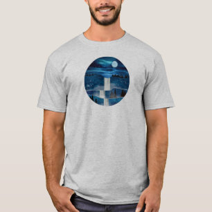 Blaue Wasserfälle T-Shirt