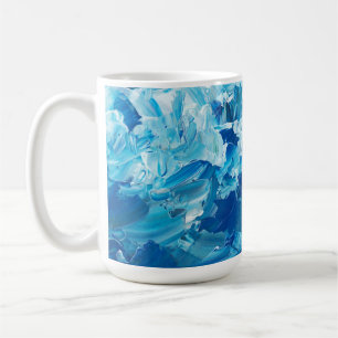 Blaue Wasserfarbe-Kaffeetasse Kaffeetasse