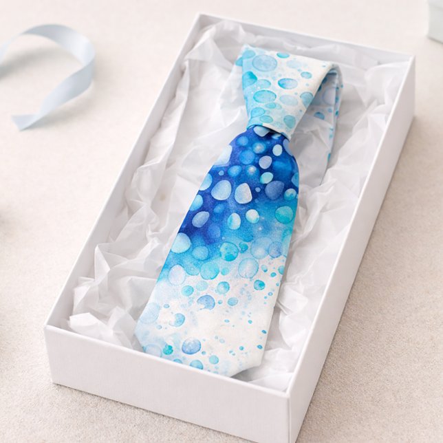 Blaue Wasserfarbe Krawatte (Von Creator hochgeladen)