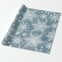 Blaue Wasserfarben-Winter-Schneeflocken-Feiertag