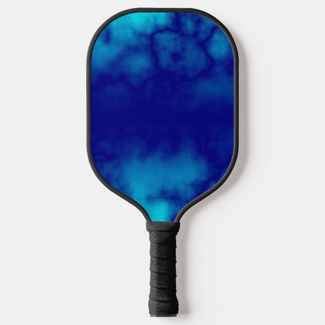 Blaue Wasserfarbenmarmor-Muster Pickleball-Paddel Pickleball Schläger (Vorderseite)