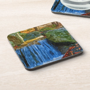 Blaue Wasserquelle Getränkeuntersetzer