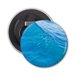 Blaue Wasserwelle Flaschenöffner