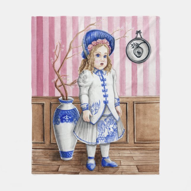 Blaue Weide Bebe Bru Decke (Vorderseite)