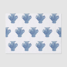 Blaue Weiden-Chinoiserie-Ingwer-Gläser