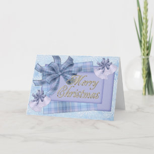 Blaue Weihnachten, magische Karte