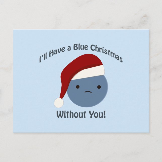Blaue Weihnachten ohne dich! (Vorderseite)