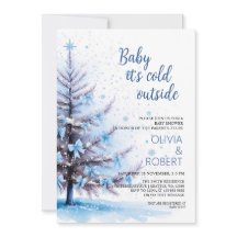 Blaue Weihnachtsbaum-Baby-Party