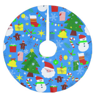 Blaue Weihnachtsbaum-Skulptur Polyester Weihnachtsbaumdecke