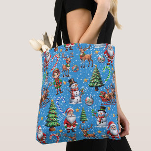 Blaue Weihnachtsdekoration