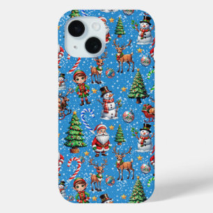 Blaue Weihnachtsdekoration Case-Mate iPhone Hülle