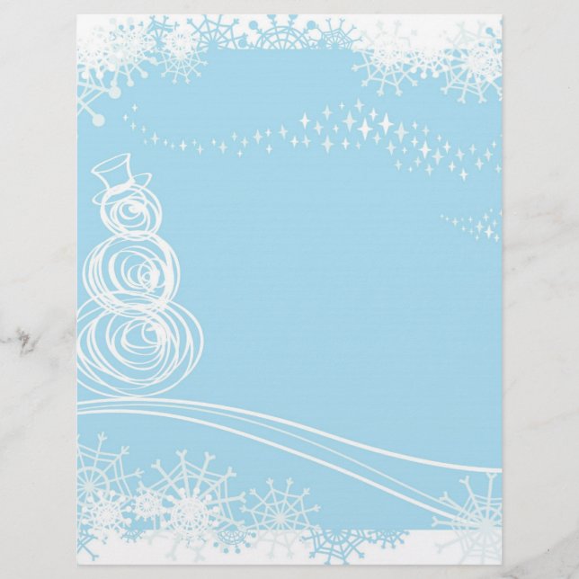 Blaue Weihnachtsfeier (Vorderseite)