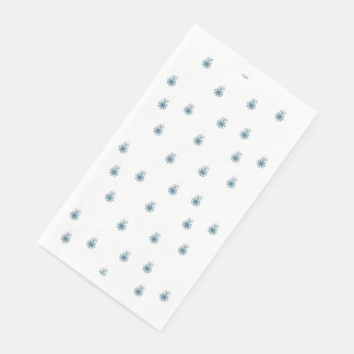 Blaue Weihnachtsfeier Serviette
