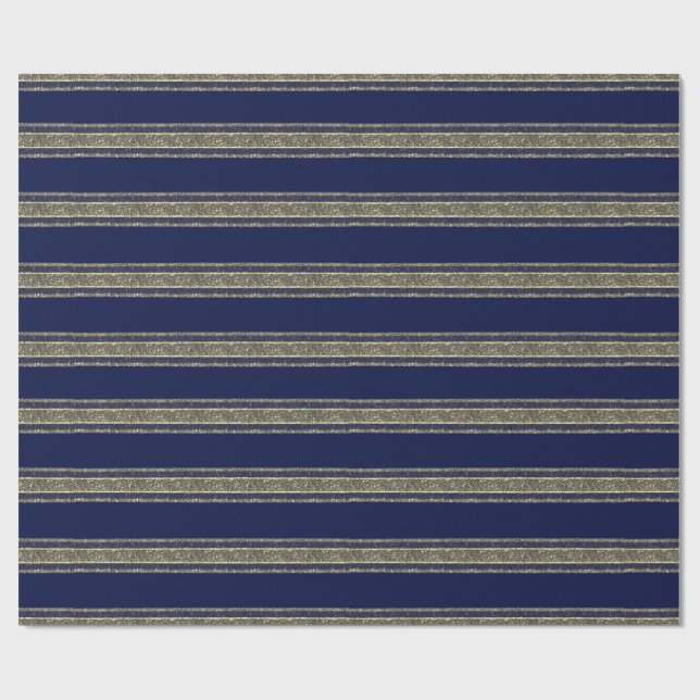 Blaue Weihnachtspapier  Geschenkpapier (Flach)