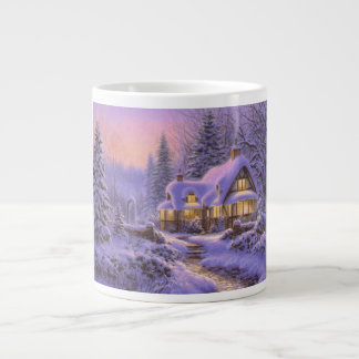 Blaue WeihnachtsTasse Jumbo-Tasse