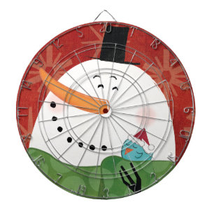 Blaue WeihnachtsTasse mit dunklem Kakao Dartscheibe