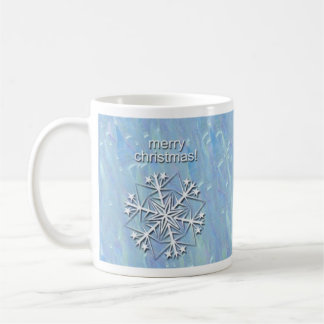 Blaue WeihnachtsTasse Tasse
