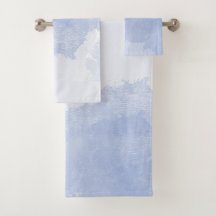 Blaue weiße abstrakte Wasserfarbspritzer Küste