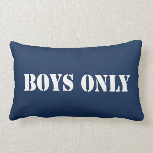 Blaue weiße Jungen-Seestreifen Lendenkissen