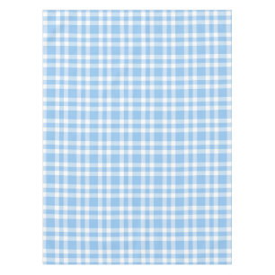 Blaue weiße Karo-Muster Tischdecke