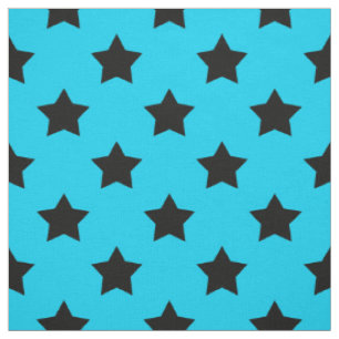 Blaue weiße Sterne Muster dekorative Textil Stoff