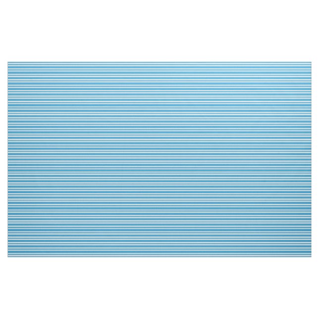 Blaue weiße Streifenmuster Stoff (Yard (91,4 cm))