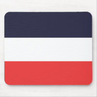 Blaue, weiße und rote Streifen gestreift