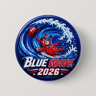 Blaue Welle 2026 Button