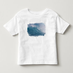 Blaue Welle kracht, Maui, Hawaii, USA Kleinkind T-shirt