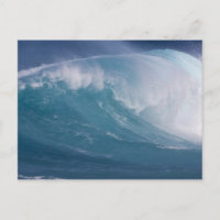 Blaue Welle kracht, Maui, Hawaii, USA