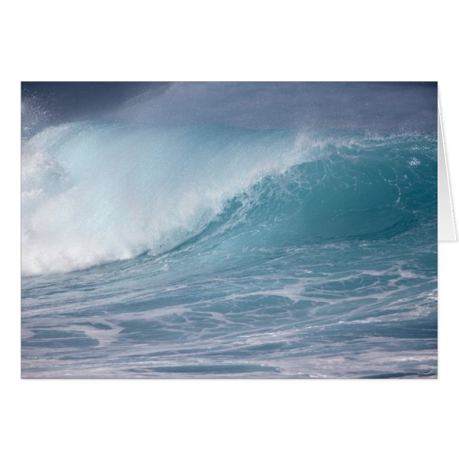 Blaue Welle, Maui, Hawaii, USA 2 (Vorderseite (Horizontal))