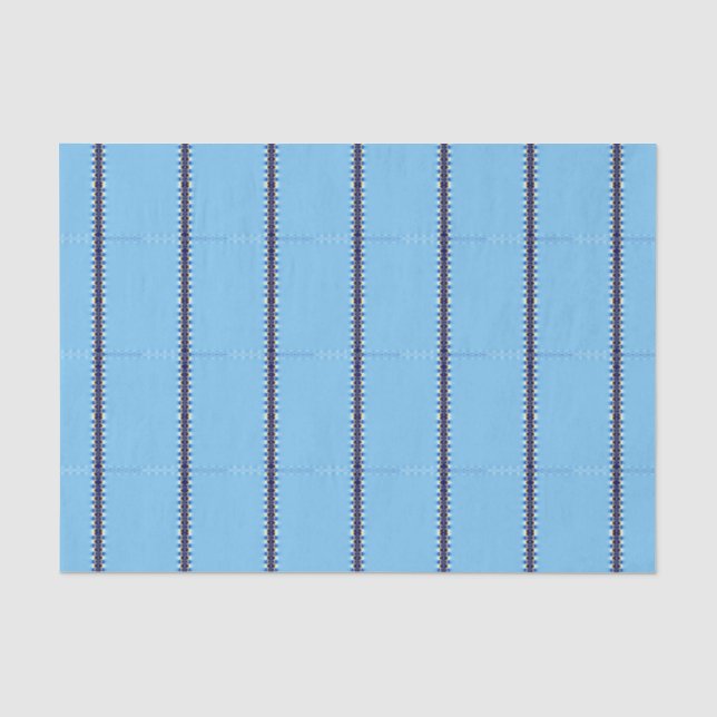 Blaue Welle Seidenpapier (Vorderseite)