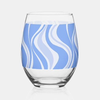 Blaue Wellen Glas