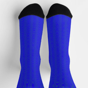 Blaue Wellen Socken