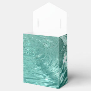 Blaue Wellenbrecher Wasser fällt Gefälligkeitsboxe Geschenkschachtel