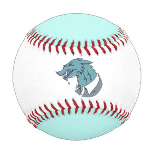 Blaue Werwolf-Baseball Baseball