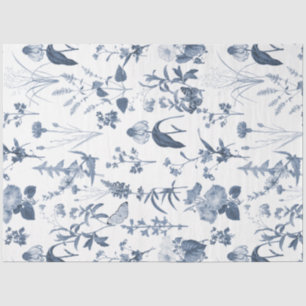 Blaue Wildblume Blumenwiese Vertikale Entkopplung Seidenpapier