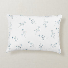 Blaue Wildblume Dekokissen