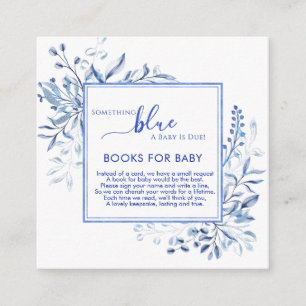 Blaue Wildblume Etwas Blaues Bücher für Baby Begleitkarte