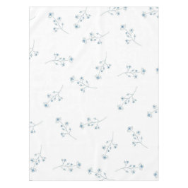 Blaue Wildblume Tischdecke
