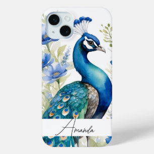 Blaue Wildblumen für Wasserfarben können benutzerd Case-Mate iPhone Hülle