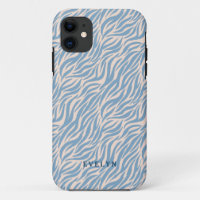 Blaue Wilde Tiger Streifen
