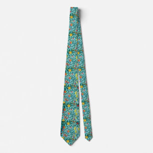 BLAUE WILLIAM MORRIS 2 KRAWATTE